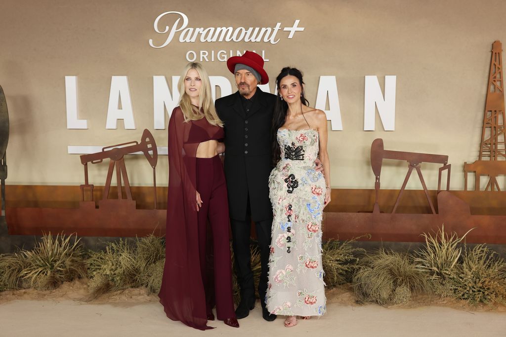 Ali Larter, Billy Bob Thornton and Demi Moore attend the "Landman" Season Two UK Premiere at Cineworld Leicester Square on November 16, 2025 in London, England