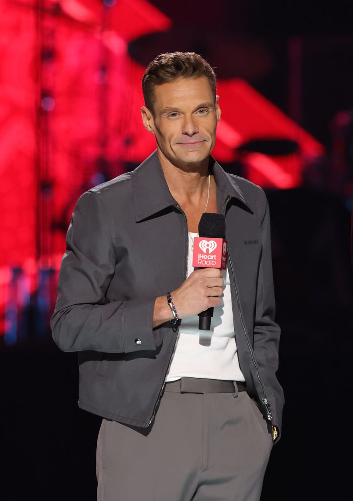 Host Ryan Seacrest speaks onstage during the 2025 iHeartRadio Music Festival at T-Mobile Arena on September 19, 2025 in Las Vegas, Nevada.