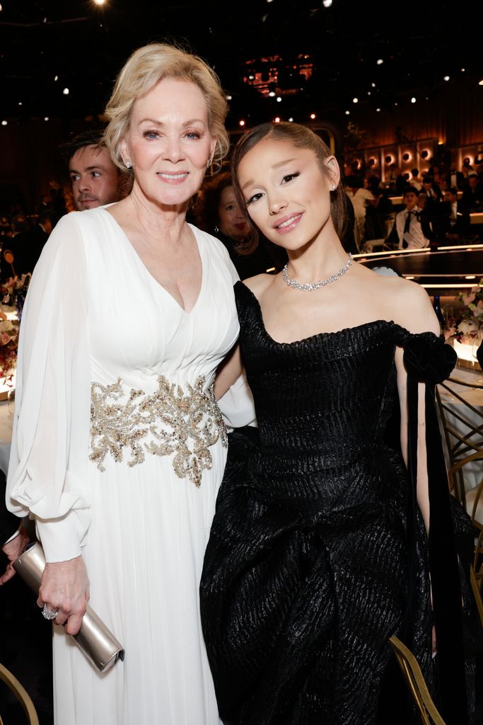 Jean with Ariana Grande at the awards show