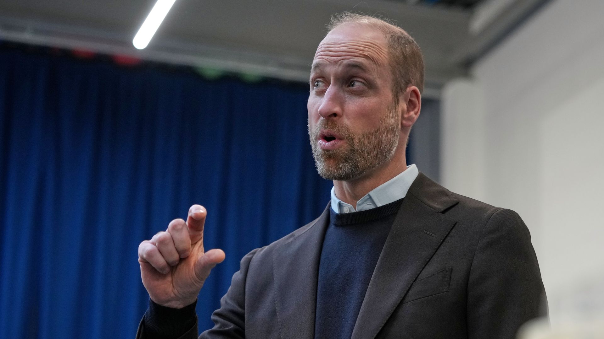 Prince William in a suit