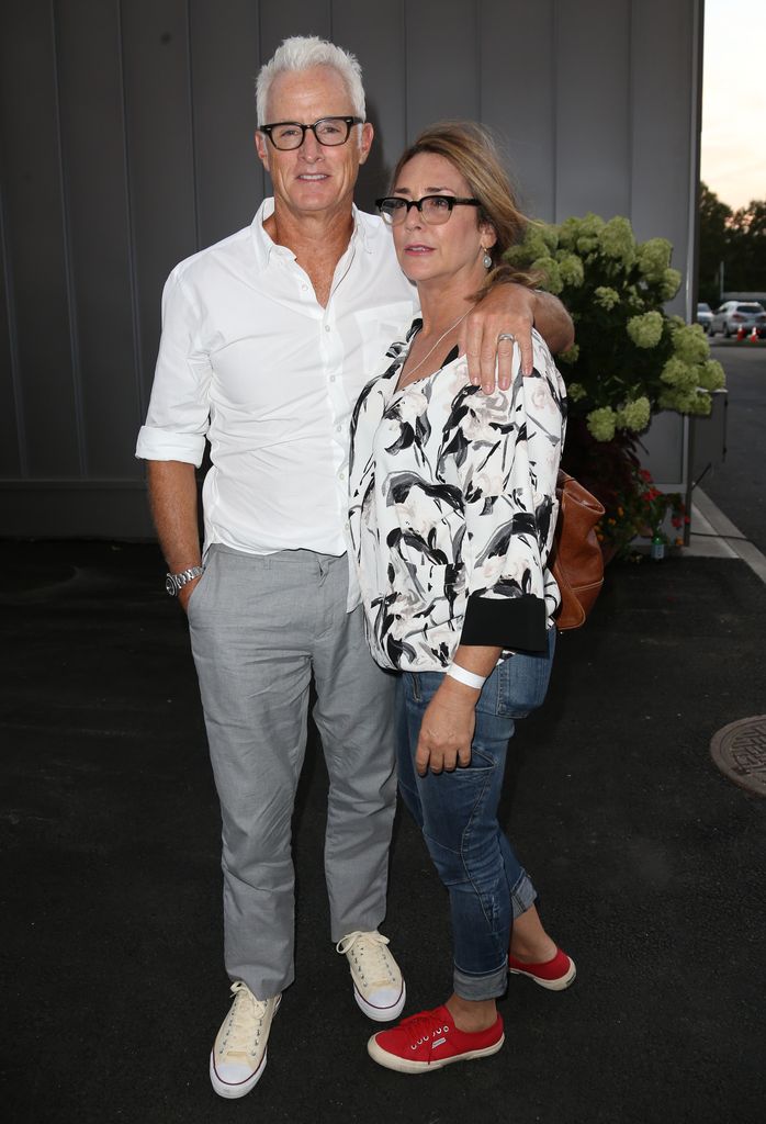 John Slattery and his wife Talia Balsam 