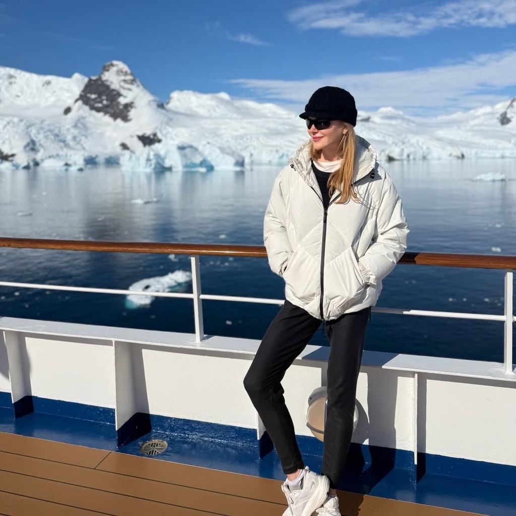 nicole kidman antarctica boat