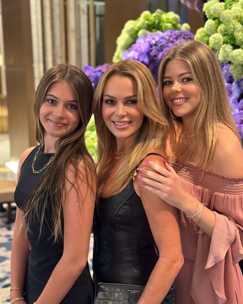 Amanda Holden and two daughters