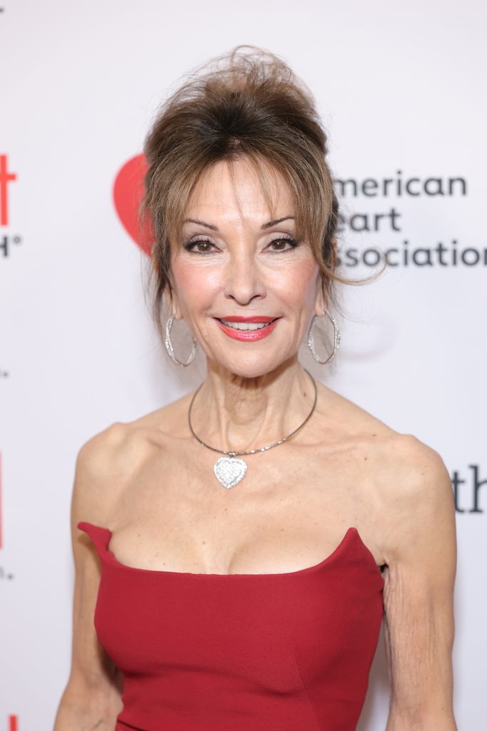 susan lucci red gown