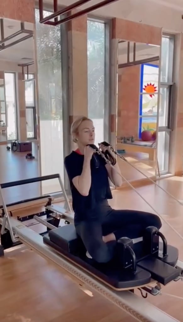 lindsay lohan workout 