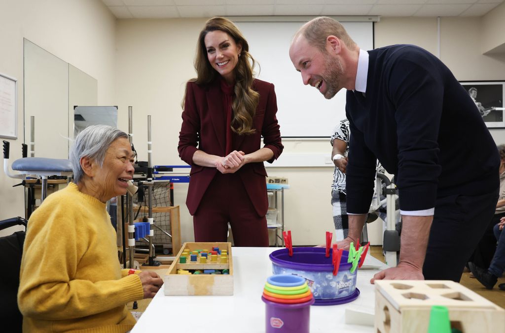 Prince William and Princess Kate at Charing Cross Hospital