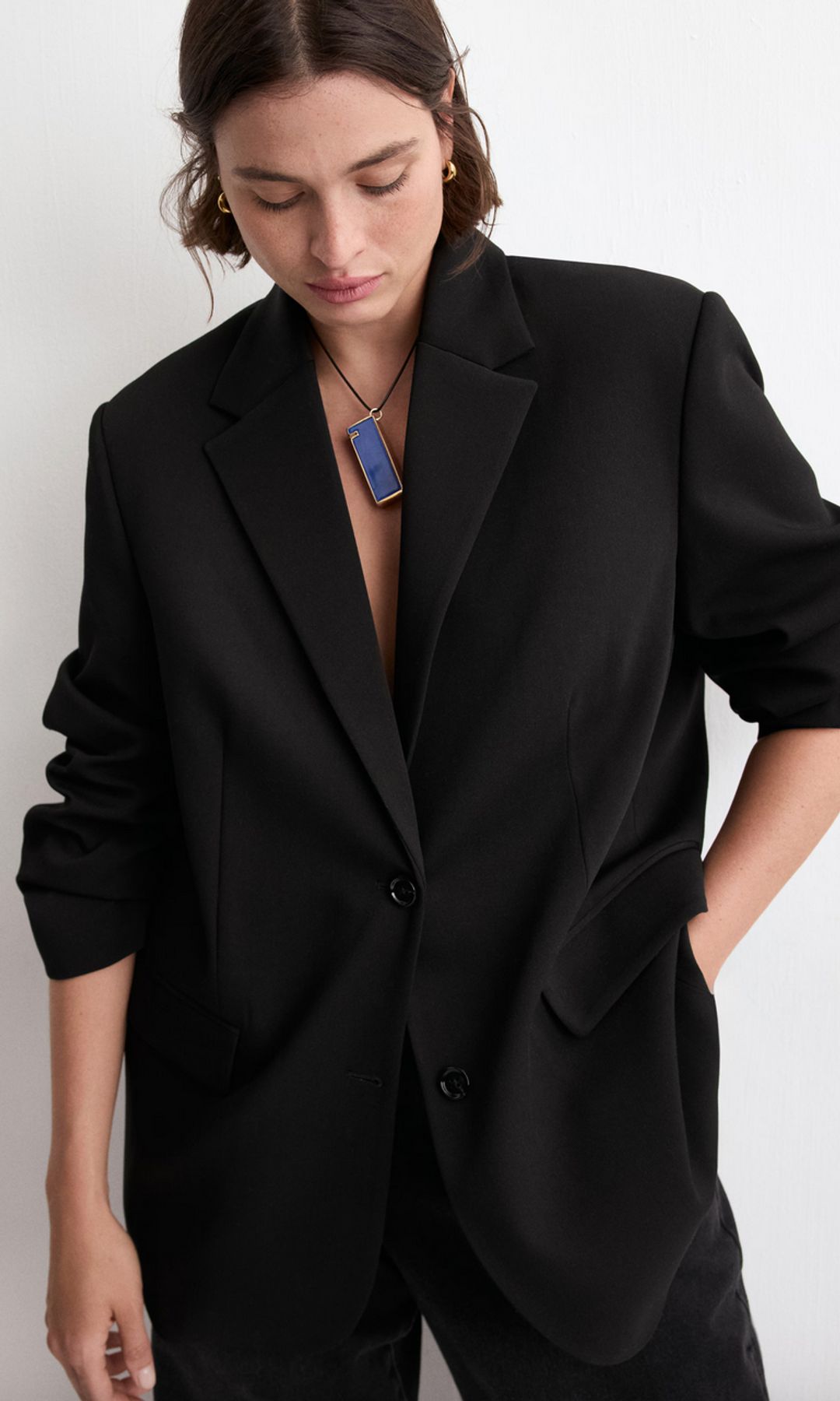 Mango Black Blazer