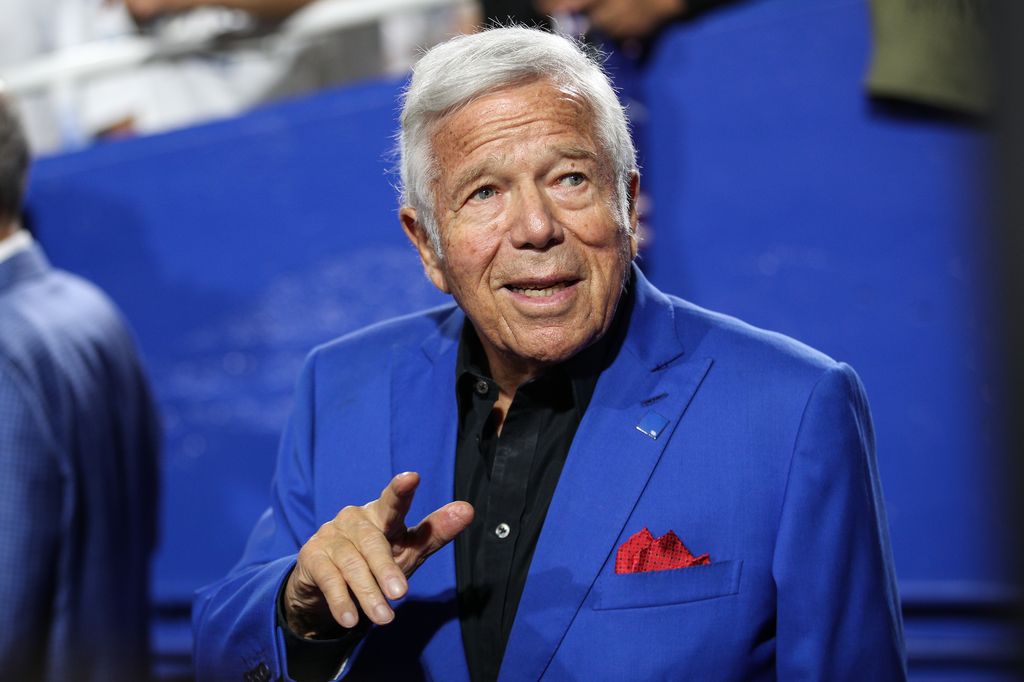 Robert Kraft of the New England Patriots at the game against Buffalo Bills