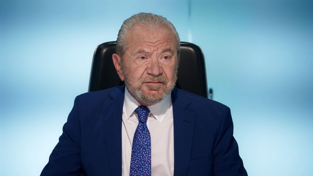 Lord Sugar,DESCRIPTION:Lord Sugar in the boardroom,COPYRIGHT:FremantleMedia Ltd,CREDIT LINE:BBC / FremantleMedia Ltd