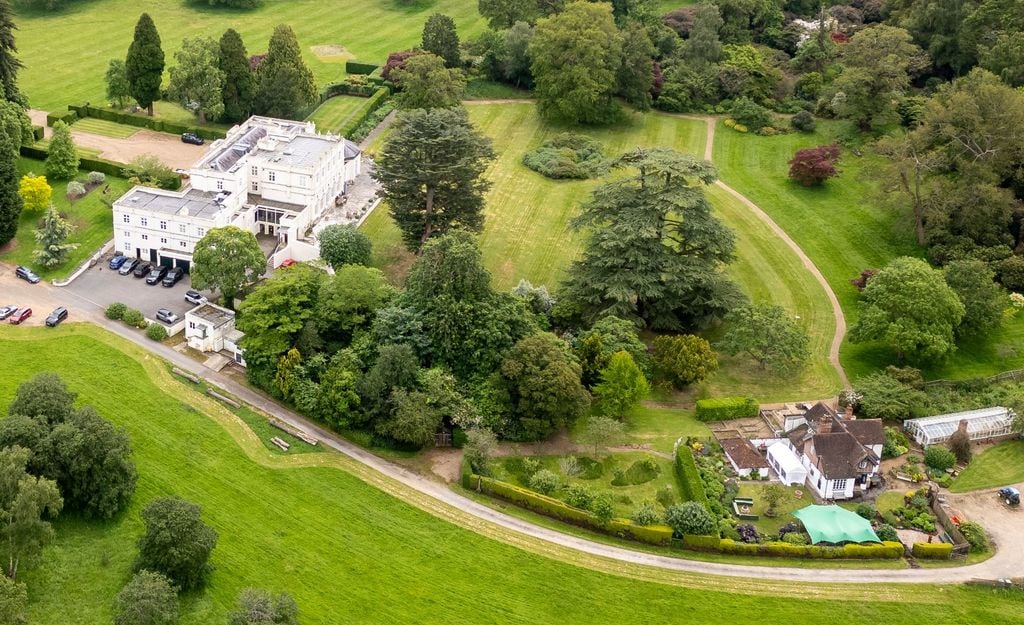 Aerial view of Royal Lodge