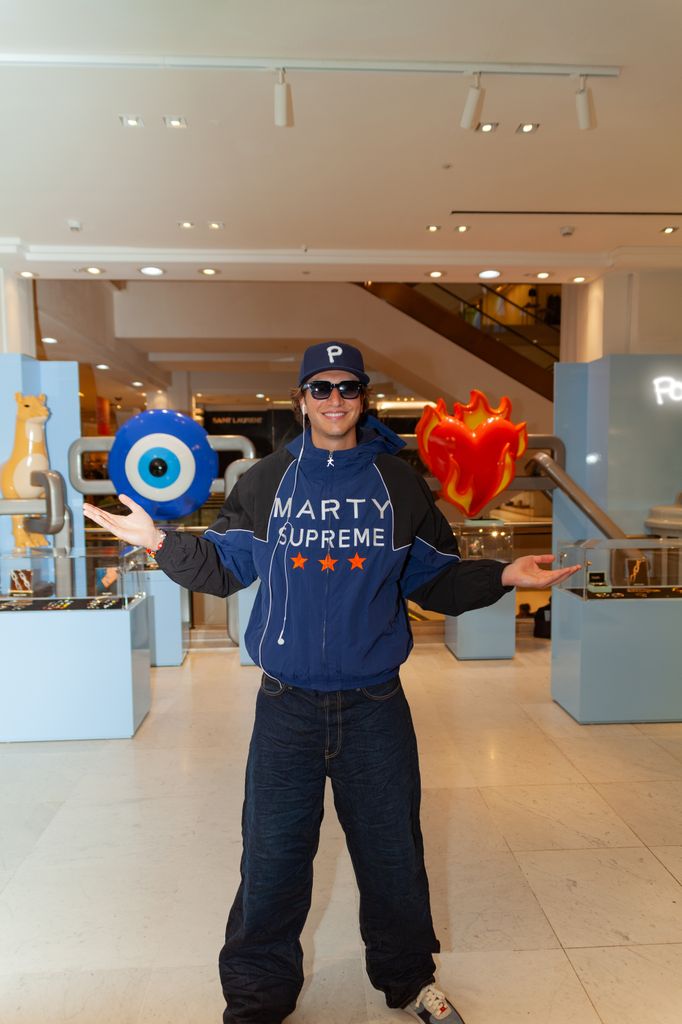 Cousin Colton paid a visit to the London pop-up