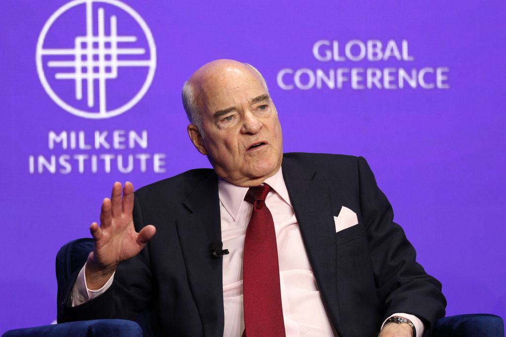 Henry Kravis, Co-Founder and Co-Executive Chairman, KKR, speaks at the 28th annual Milken Institute Global Conference