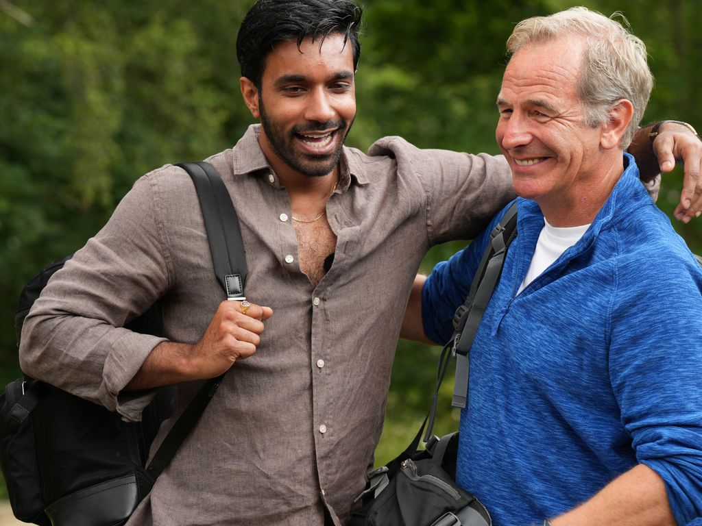 Rishi Nair and Robson Green