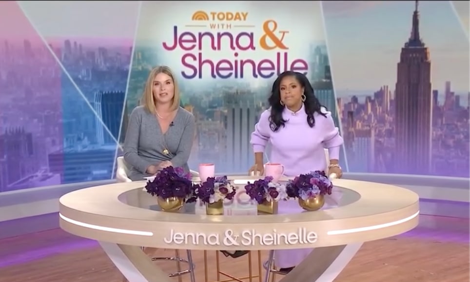 Jenna bush hager and Sheinelle jones today show
