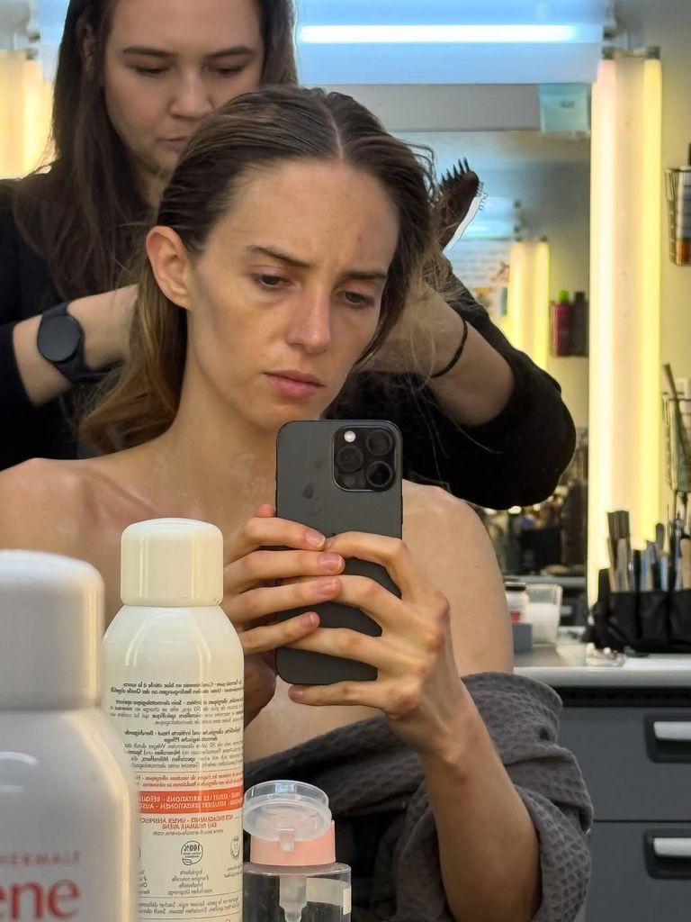 Maya Hawke on the set of The Hunger Games: Sunrise on the Reaping