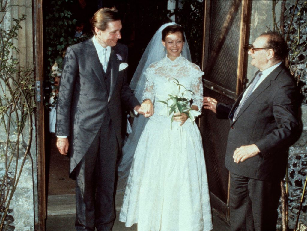 Jenny Agutter at her marriage to Johan Tham i4th August 1990