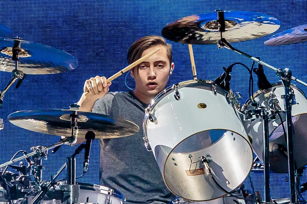 Nicholas Collins performs on stage for Phil Collins at Mediolanum Forum of Assago on June 17, 2019 in Milan, Italy