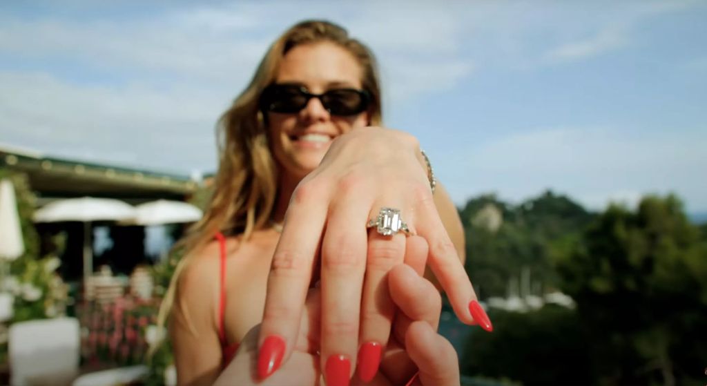 photo of nina agdal engagement ring