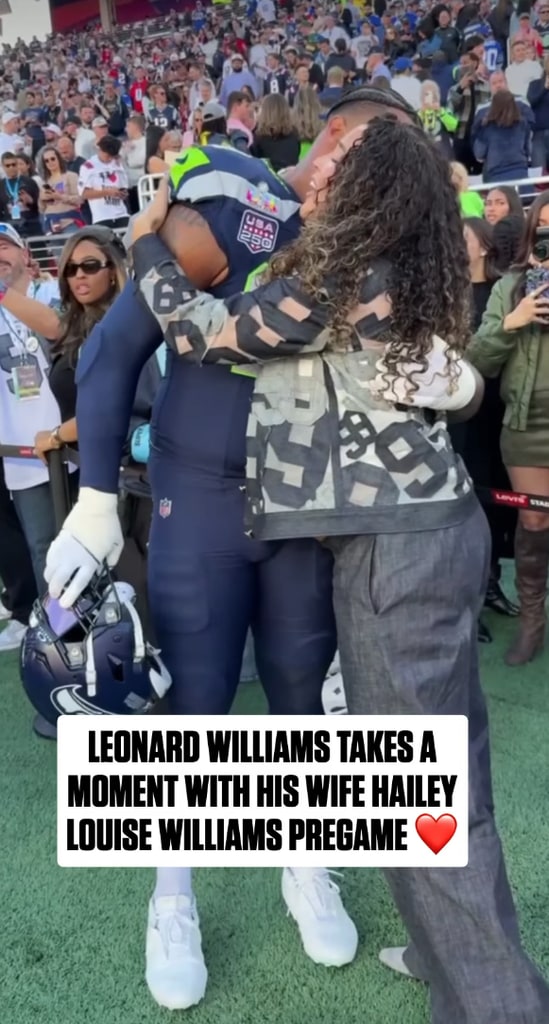 Hailey Louise Williams at the Super Bowol