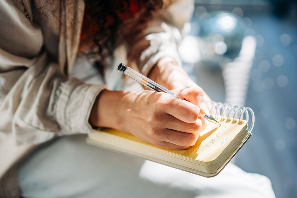 Writing a To Do list can help get organised for the following day and get to sleep easier