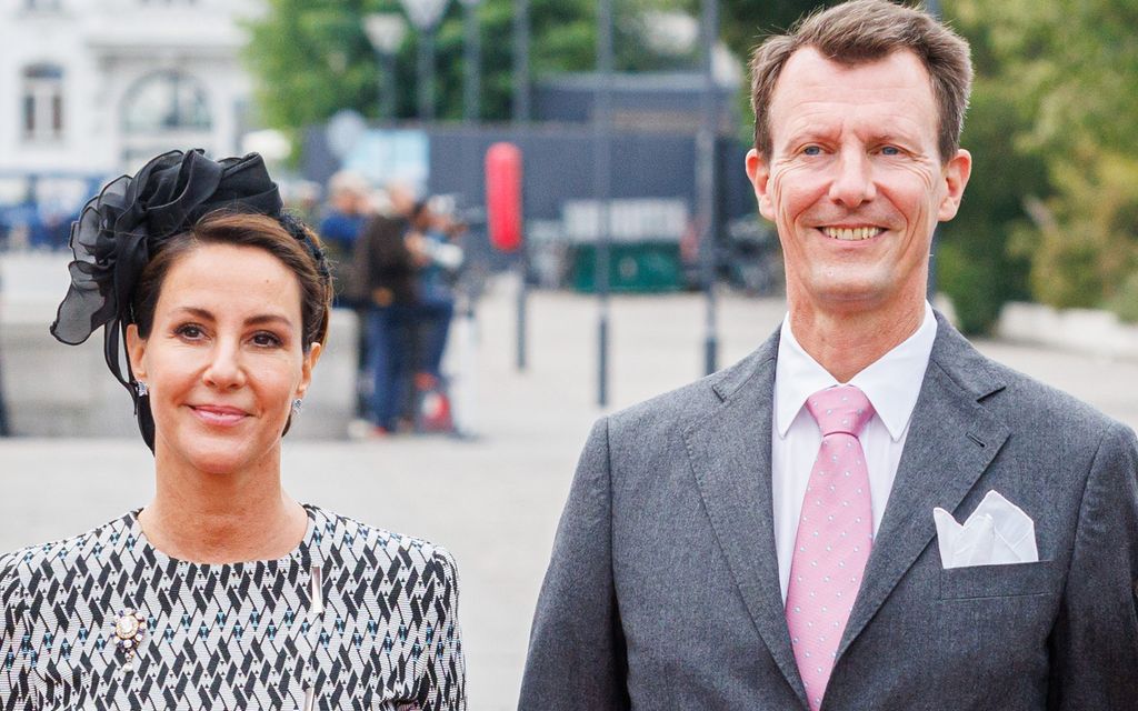 Princess Marie and Prince Joachim leaving royal yacht