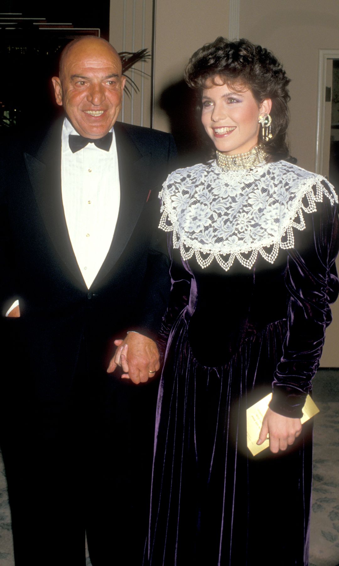 Telly Savalas and daughter Candace at the Golden Globes