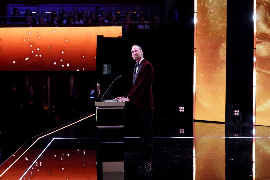 The Prince took to the stage at one point during the star-studded ceremony 