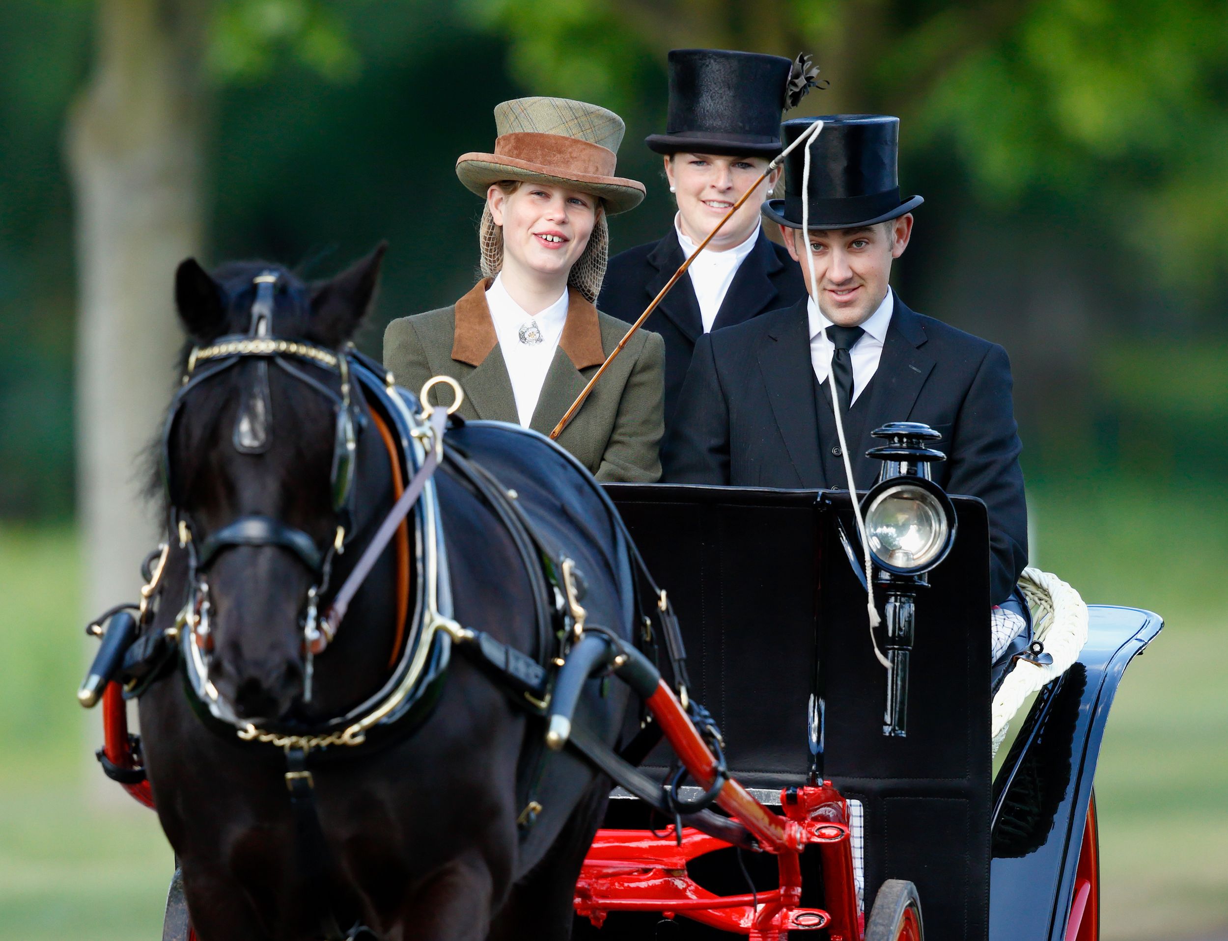 Louise pictured at the Royal Windsor Horse Show in May of 2017