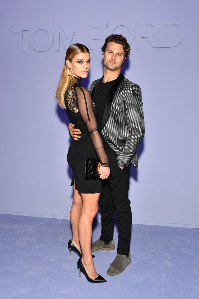 photo of nina agdal and jack brinkley cook 