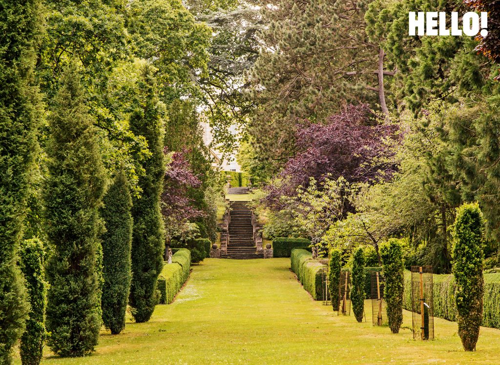 A view of the greenery in the gardens at Buscot Park