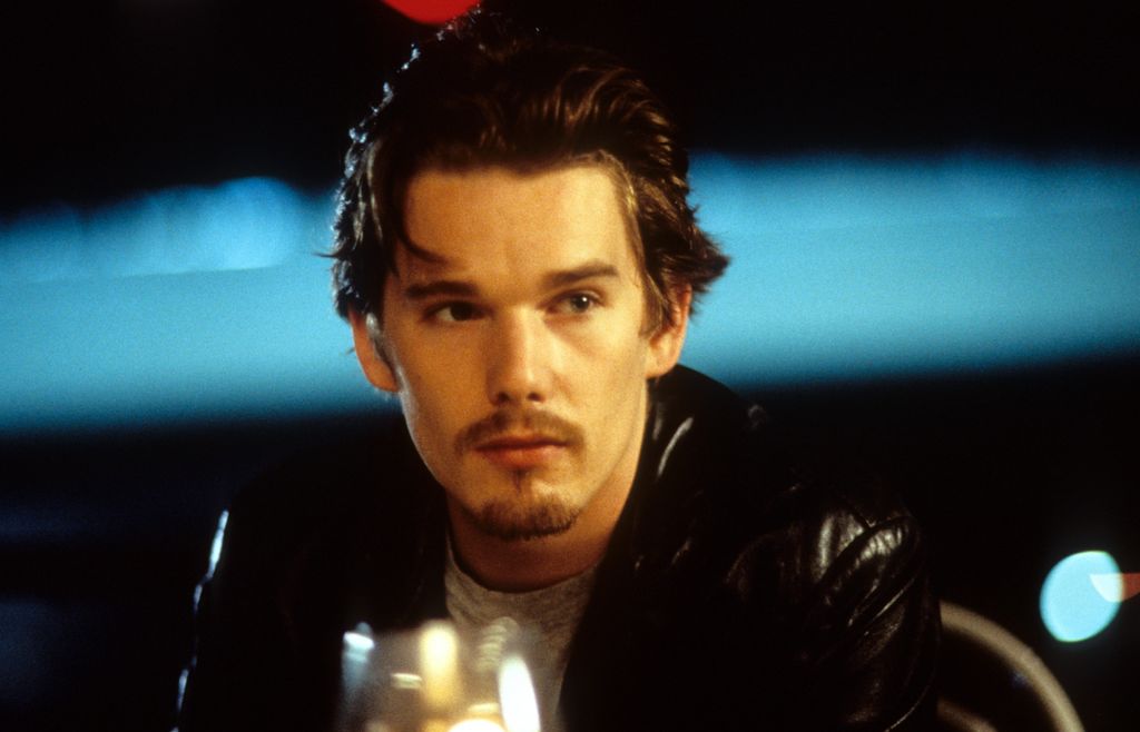 Ethan Hawke in a scene from the film 'Before Sunrise'