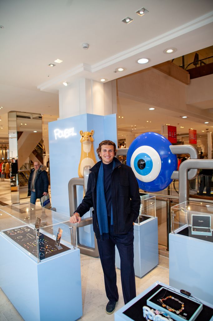 gstaad guy in selfridges pop up