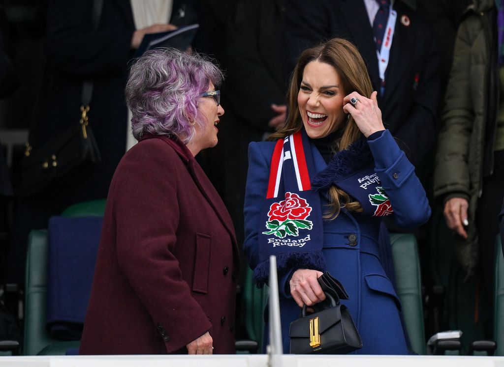 Kate Middleton seen chatting with Deborah Griffin