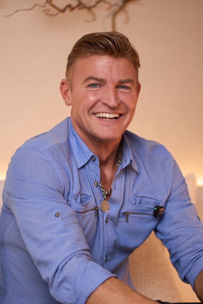 Jimmy Coco in blue shirt