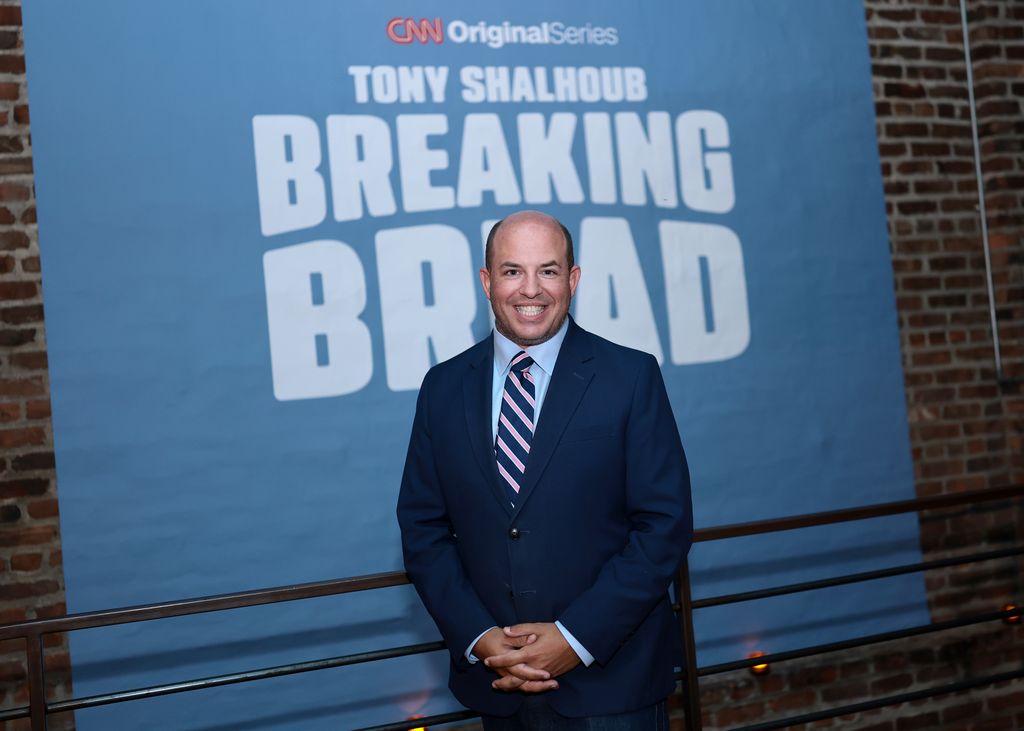 Brian Stelter attends the CNN Breaking Bread with Tony Shalhoub Premiere After Party at Sadelleâs on September 30, 2025 in New York City
