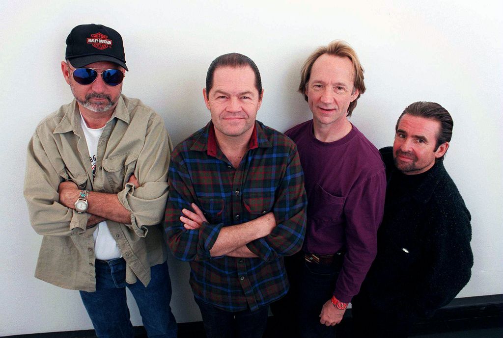 Mike Nesmith, Mickey Dolenz, Peter Tork and Davy Jones on February 24 1997