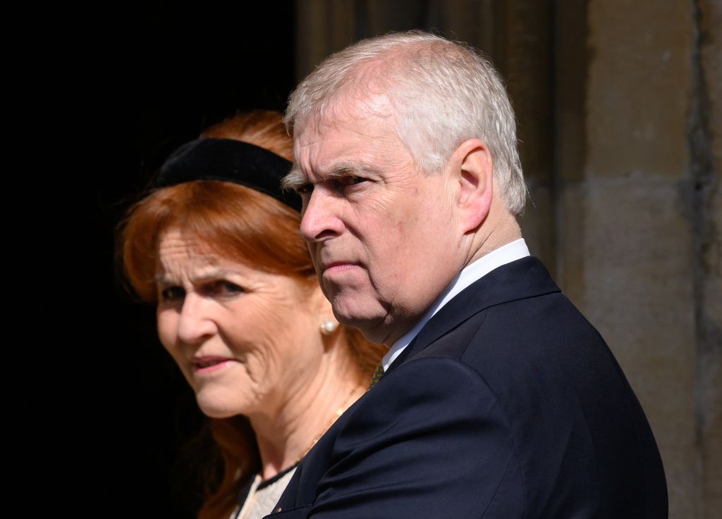 Sarah Ferguson and Andrew Mountbatten-Windsor attend the Easter Sunday Mattins Service 