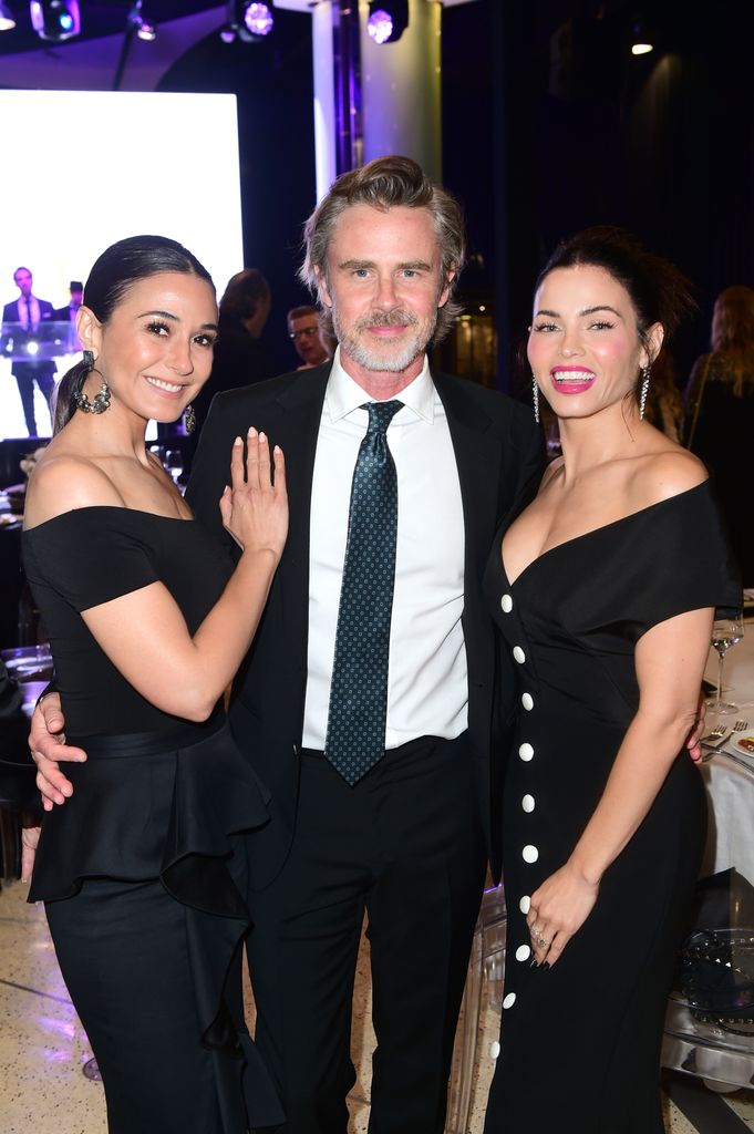 Emmanuelle Chriqui, Sam Trammell, and Jenna Dewan attend the NAMI West Los Angeles first annual 2023 Mental Health Gala 