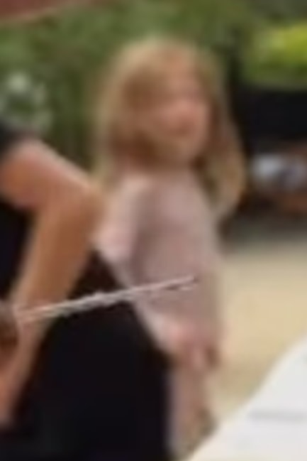 Lilibet in Meghan's pumpkin patch video