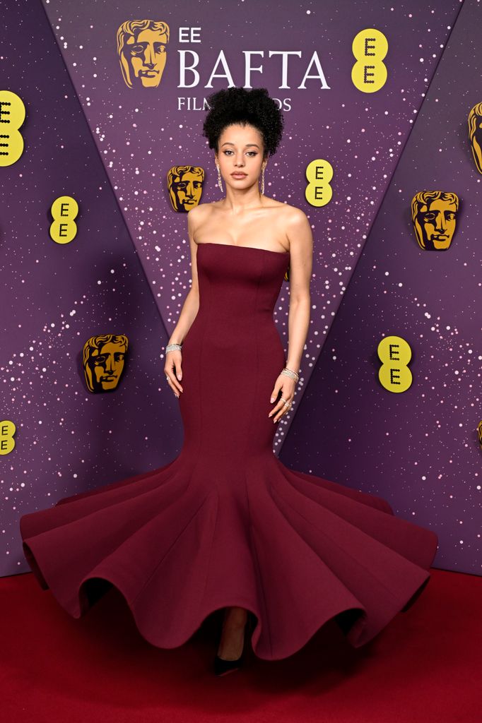 Chase Infiniti attends the EE BAFTA Film Awards 2026 at The Royal Festival Hall 