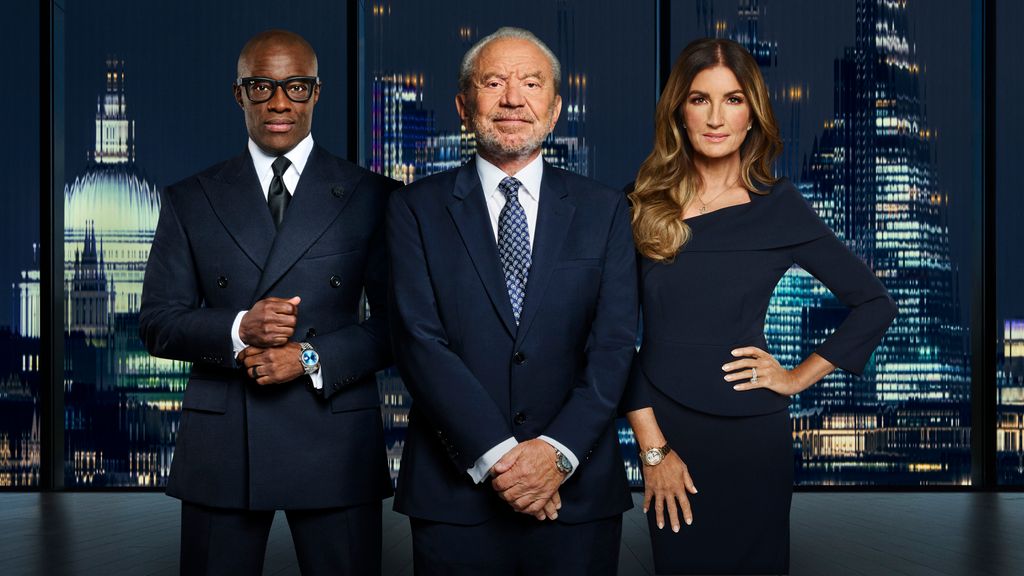 Tim Campbell, Alan Sugar and Karren Brady in a promotional image for The Apprentice