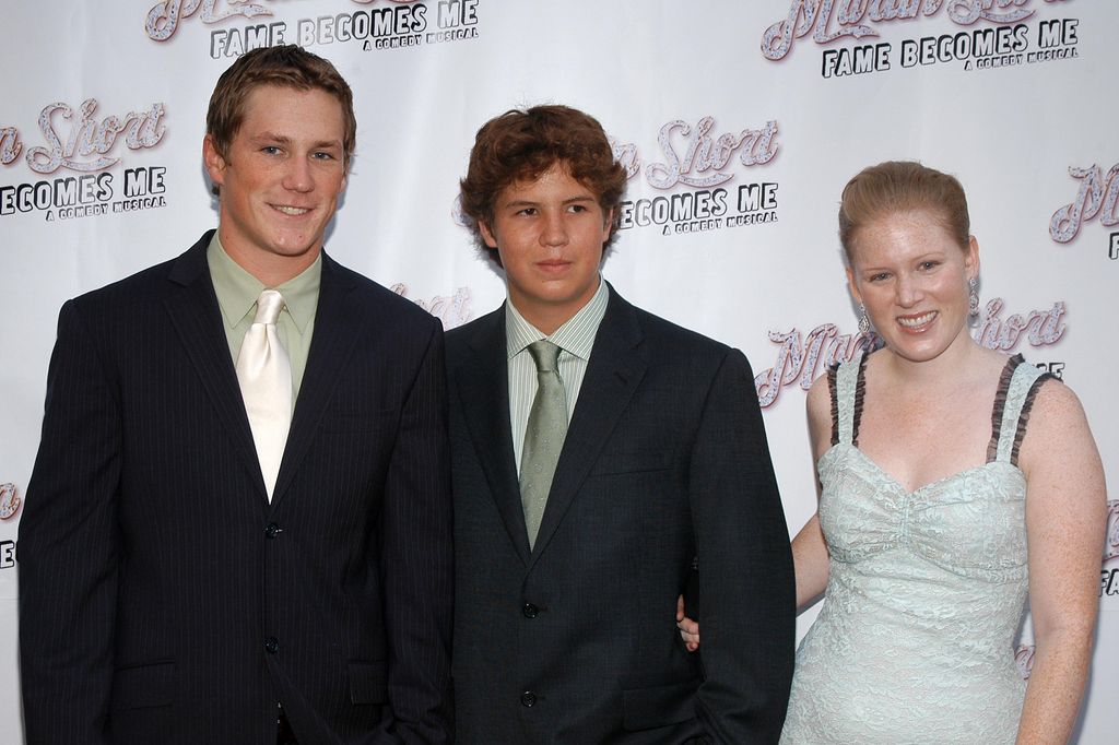 Oliver Short, Katherine Short and Henry Short attend MARTIN SHORT: FAME BECOMES ME Opening Night Arrivals at Bernard B. Jacobs Theatre on August 17, 2006 in New York City.
