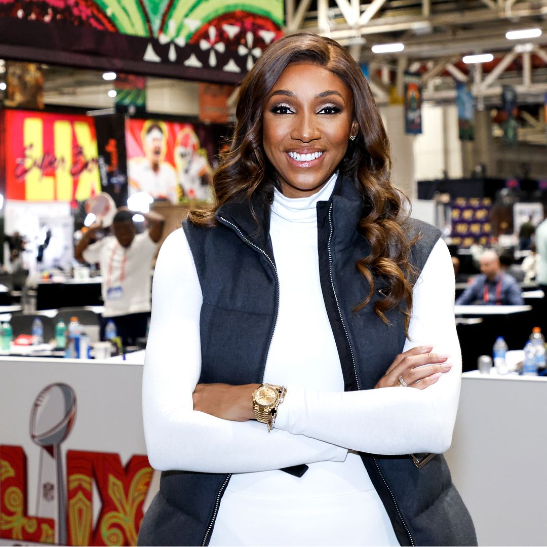 NBC Sportscaster Maria Taylor pose for a photo at Radio Row inside of the Ernest N. Morial Convention Center prior to Super Bowl LIX on February 7, 2025 in New Orleans, Louisiana.