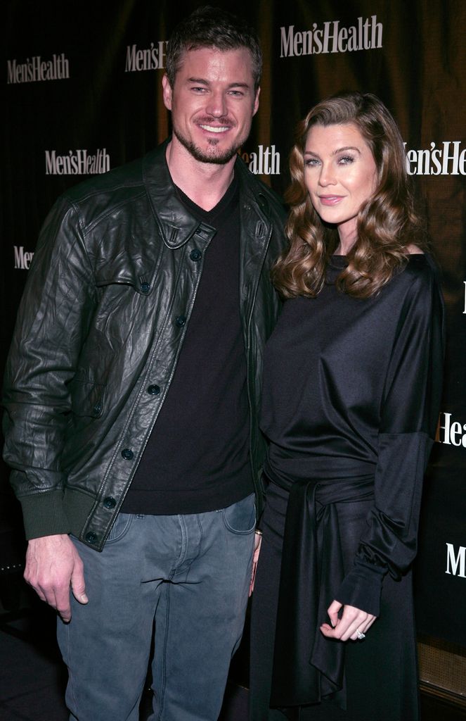Eric Dane and actress Ellen Pompeo attend the party for Dane and Grey's Anatomy cast members hosted by Men's Heath magazine at Tenjune May 14, 2007 in New York City