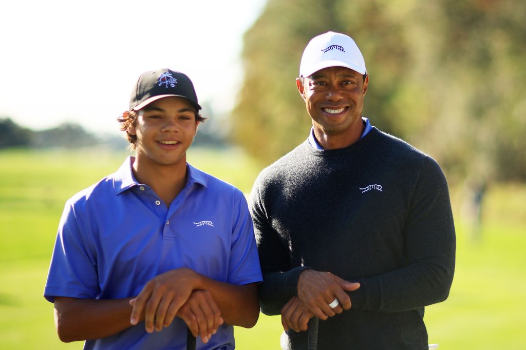 tiger woods and son charlie woods