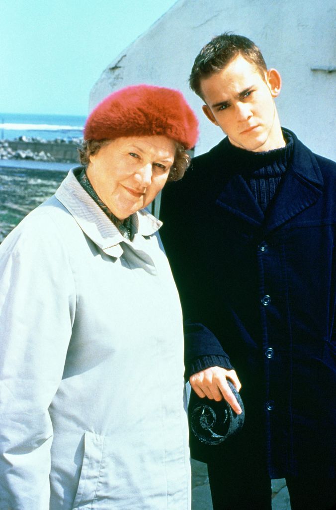 Patricka Routledge and Dominic Monaghan in a still from Hetty Wainthropp Investigates