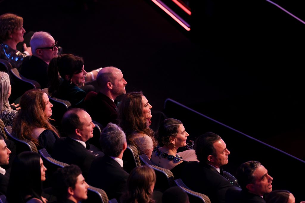 The parents of Prince George, Princess Charlotte and Prince Louis sat front row