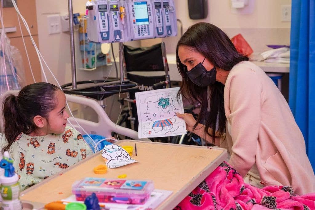 meghan markle children's hospital LA