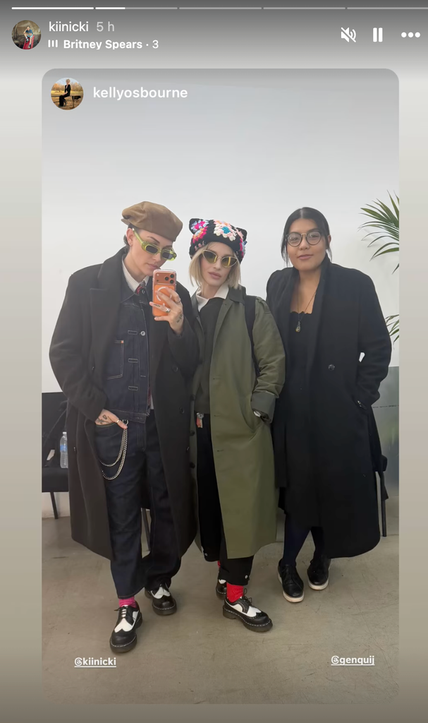 Kiinicki and Kelly often feature in each other's IG stories