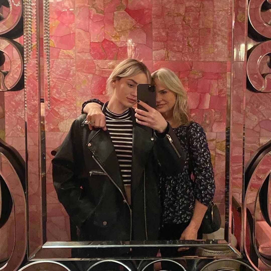 Bayley Corman and Jennifer Runyon pose for a selfie in front of a mirror, shared on Instagram